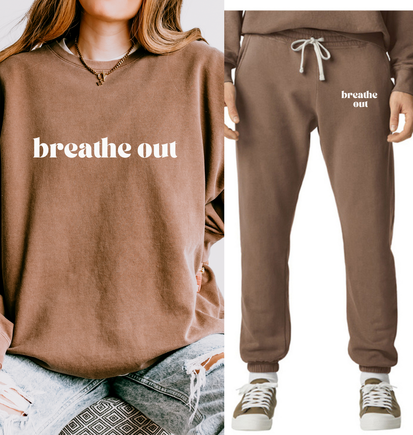 Breathe Out Bold Sweatset